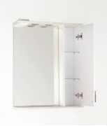 Зеркальный шкаф Олеандр-2 65/С рельеф пастель