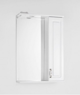 Зеркальный шкаф Олеандр-2 55/С белый