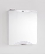 Зеркальный шкаф Жасмин 2 800/С Люкс белый