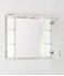 Зеркальный шкаф Олеандр-2 90/С рельеф пастель 