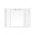 Зеркальный шкаф Олеандр-2 1000/С белый